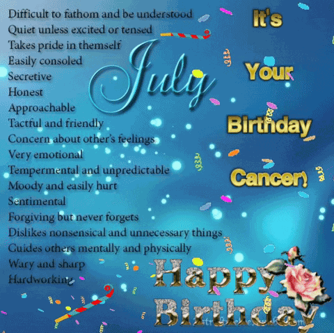 Cancer Happy Birthday GIF