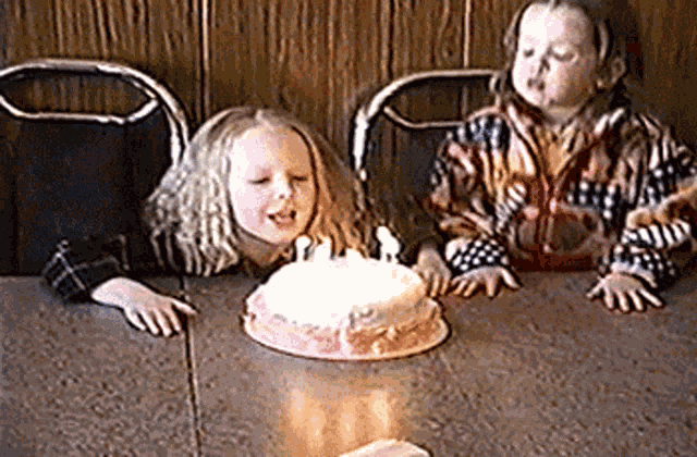Candles Birthday Cake GIF