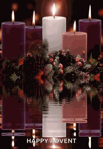 Candles Flowers GIF