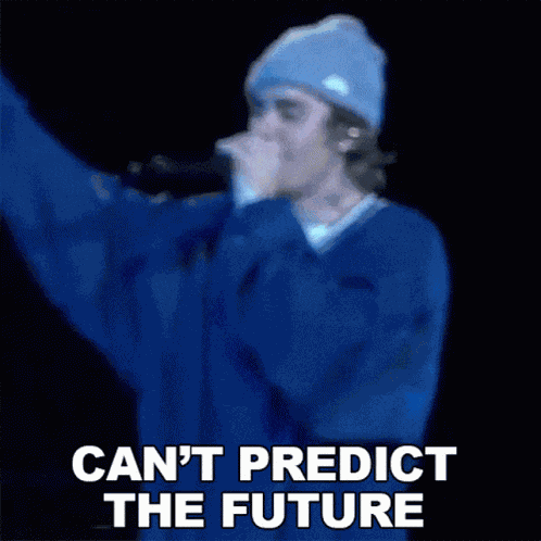 Cant Predict The Future Justin Bieber GIF