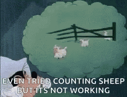 Cant Sleep Sheep GIF