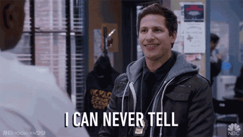 Cant Tell I Can Never Tell GIF
