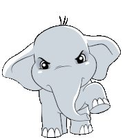 Canticos Elephant Sticker