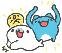 Capoo Celebrate Sticker