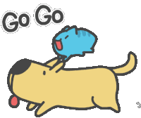 Capoo Go Go Sticker