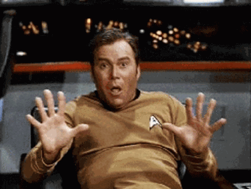 Captain Kirk GIF
