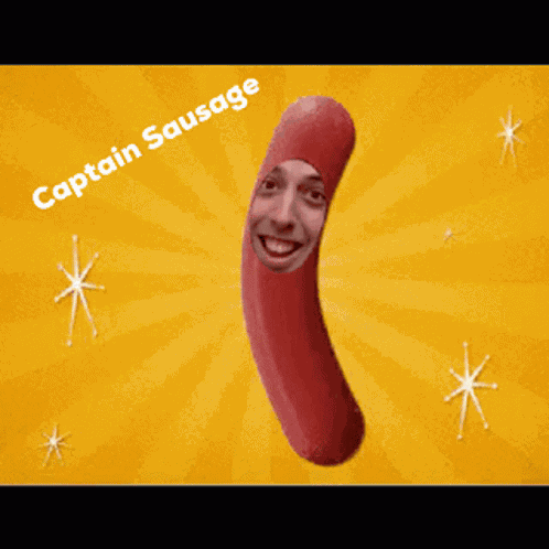 Captain Sausage Sausage GIF