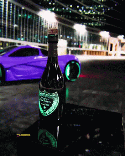 Car Champagne GIF