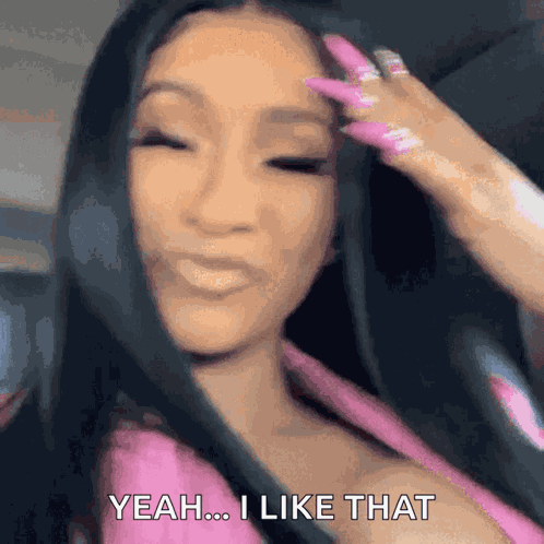 Cardi B Pink GIF