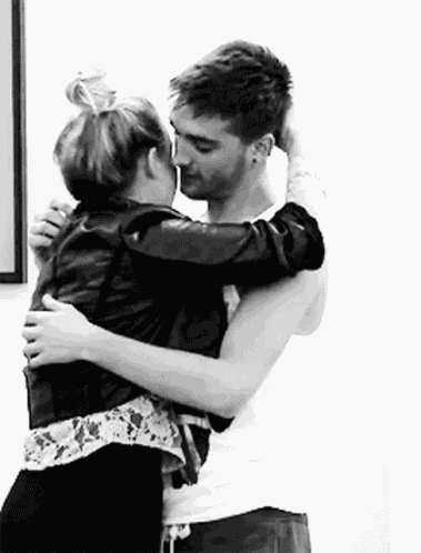 Caring Hug Caring Kiss GIF