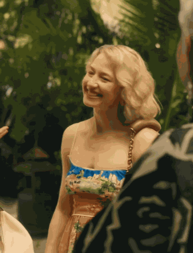 Carrie Coon The White Lotus GIF