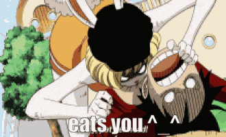 Carrot One Piece Eats You GIF
