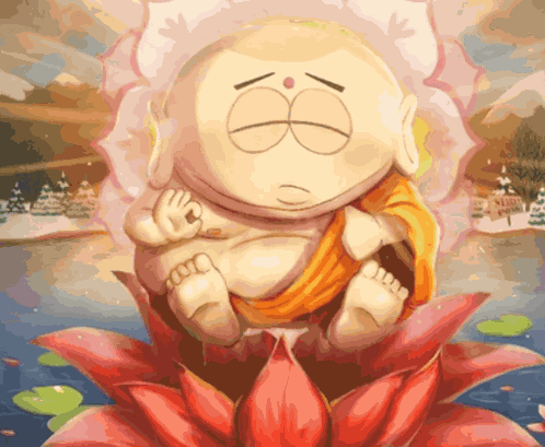 Cartman Monk GIF