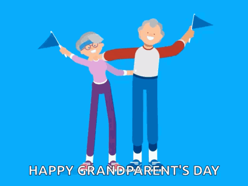 Cartoon Grandparents GIF