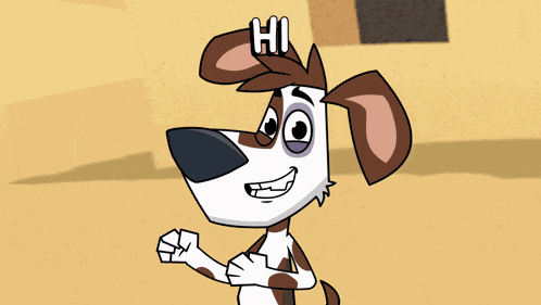 Cartoon Hello GIF