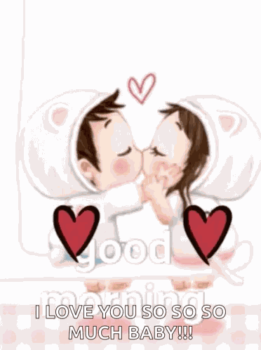 Cartoon Kiss GIF
