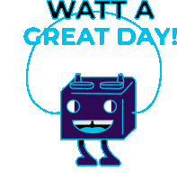 Cartoon Power Sticker