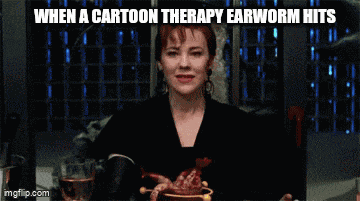 Cartoon Therapy Earworm GIF