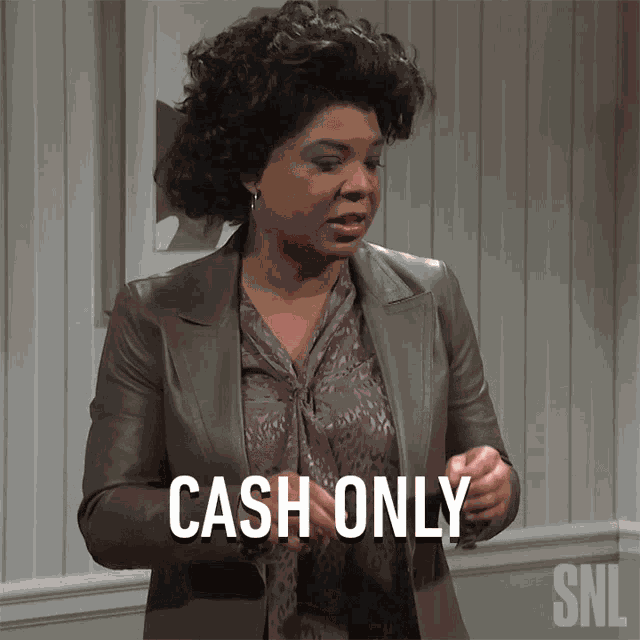 Cash Only Saturday Night Live GIF