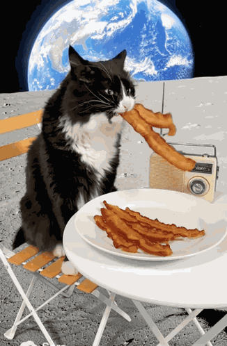 Cat Bacon GIF