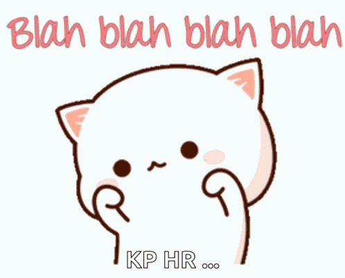 Cat Blah GIF