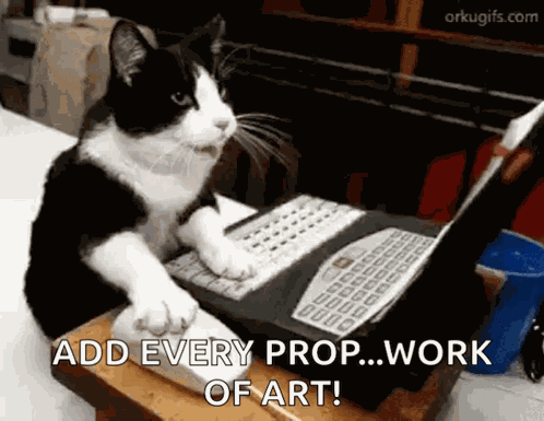 Cat Computer GIF