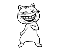 Cat Dancing Cat-dancing Sticker