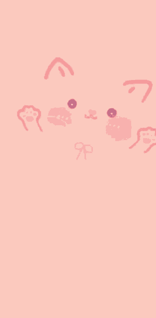 Cat Face Cat Paws GIF