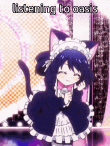 Cat Girl Music GIF