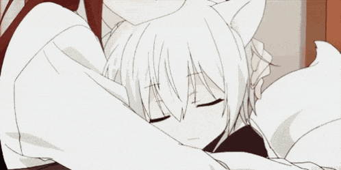 Cat Girl Snuggle GIF