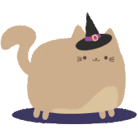 Cat Halloween Sticker