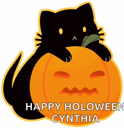 Cat Halloween GIF