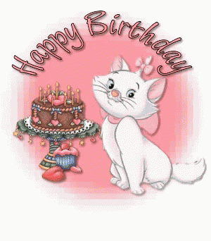 Cat Happy Birthday GIF