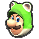 Cat Luigi Icon Sticker