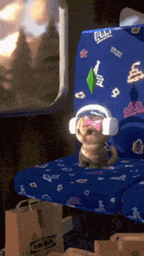 Cat Mahito Train GIF
