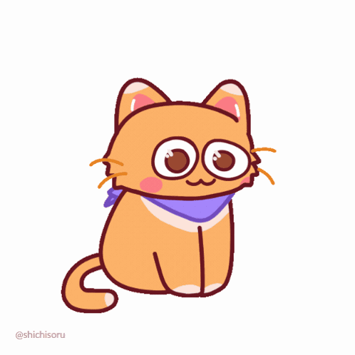 Cat Singing Shichisoru GIF