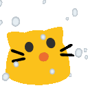 Cat Snow Sticker