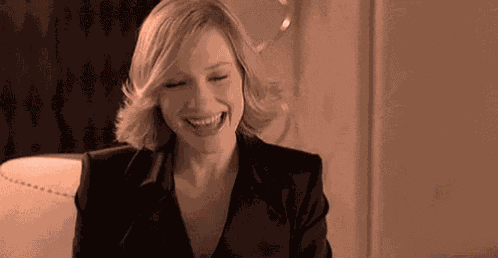 Cate Blanchett Hahaha Whatever GIF