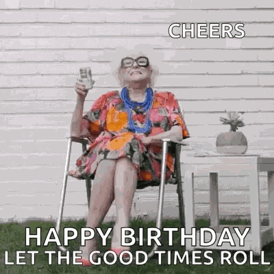 Celebrategoodtimes Oldwoman GIF