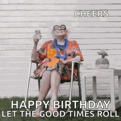 Celebrategoodtimes Oldwoman GIF