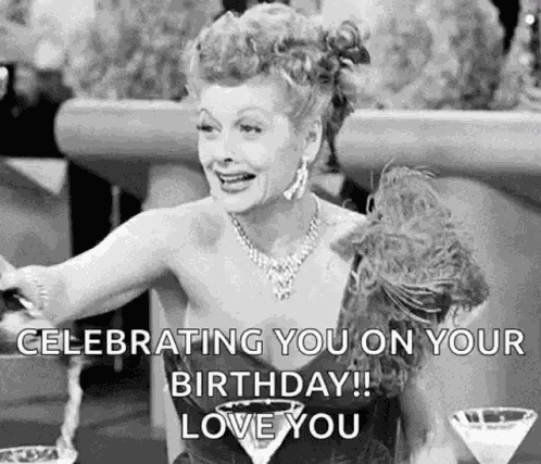 Celebrating Happy Birthday GIF