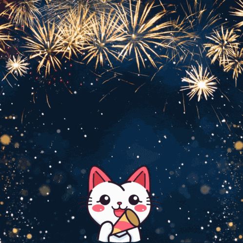 Celebration Cats GIF