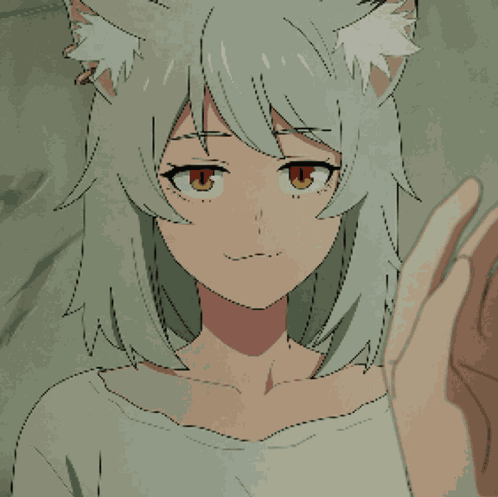 Chain Smoker Cat Yani Neko GIF