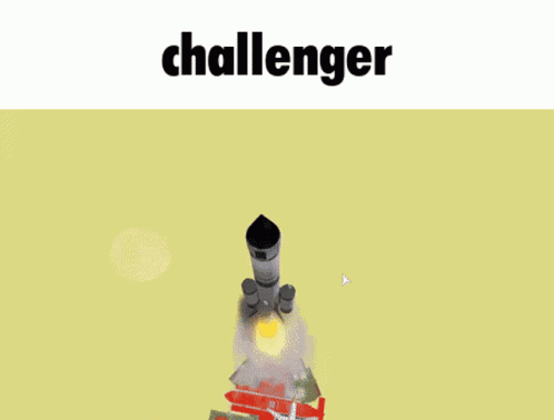 Challenger Rocket GIF