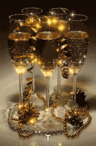 Champagne Bubbles GIF