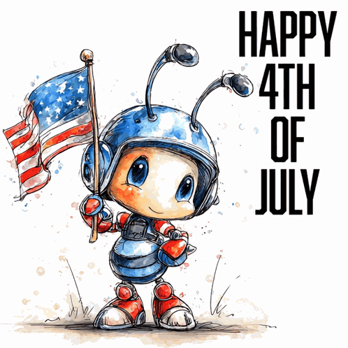 Chaos Library Happy Fourth Of July GIF
