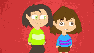 Chara And Frisk GIF