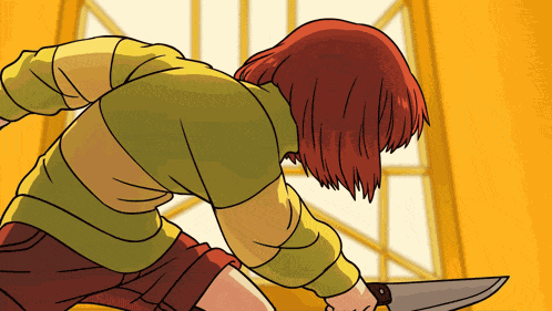 Chara Stronger Than You GIF