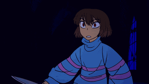 Chara Stronger Than You GIF