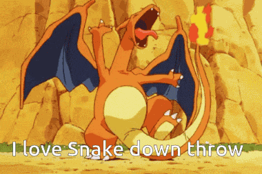 Charizard Love Snake Dthrow Gif GIF